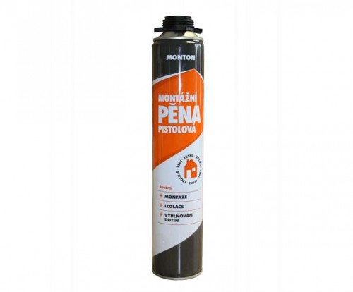 Pěna montážní pistolová 750ml MONTON