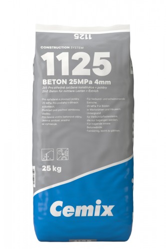 1125 BETON 25MPa 4mm